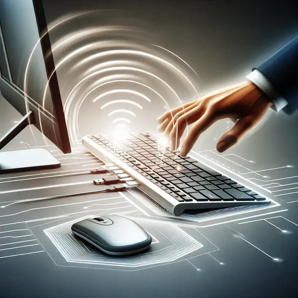 Bagaimana cara menghubungkan keyboard nirkabel ke komputer saya?