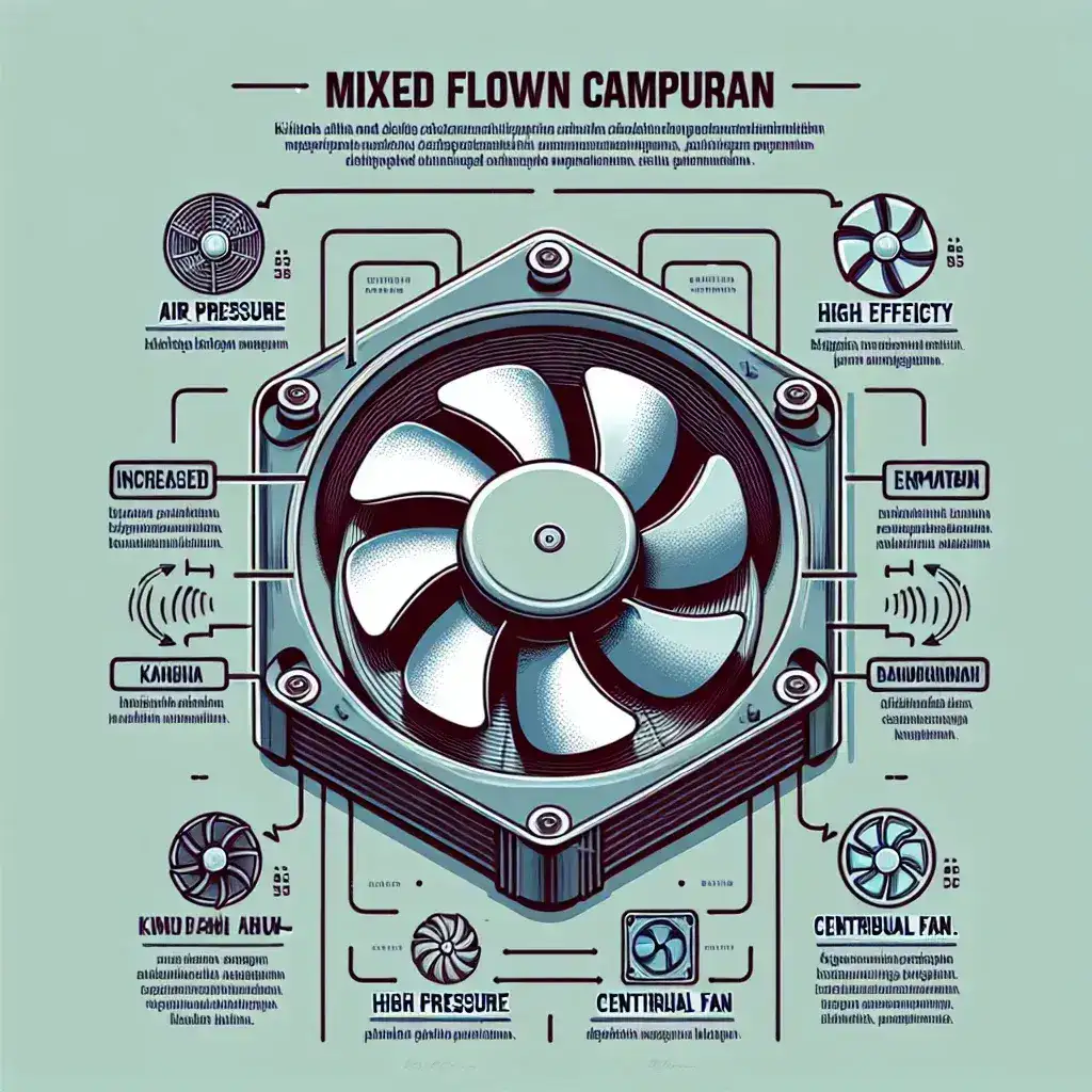 Apa itu kipas aliran campuran dan apa kelebihannya?